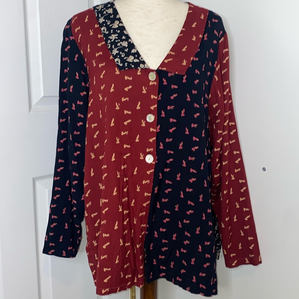 April Cornell jacket size L